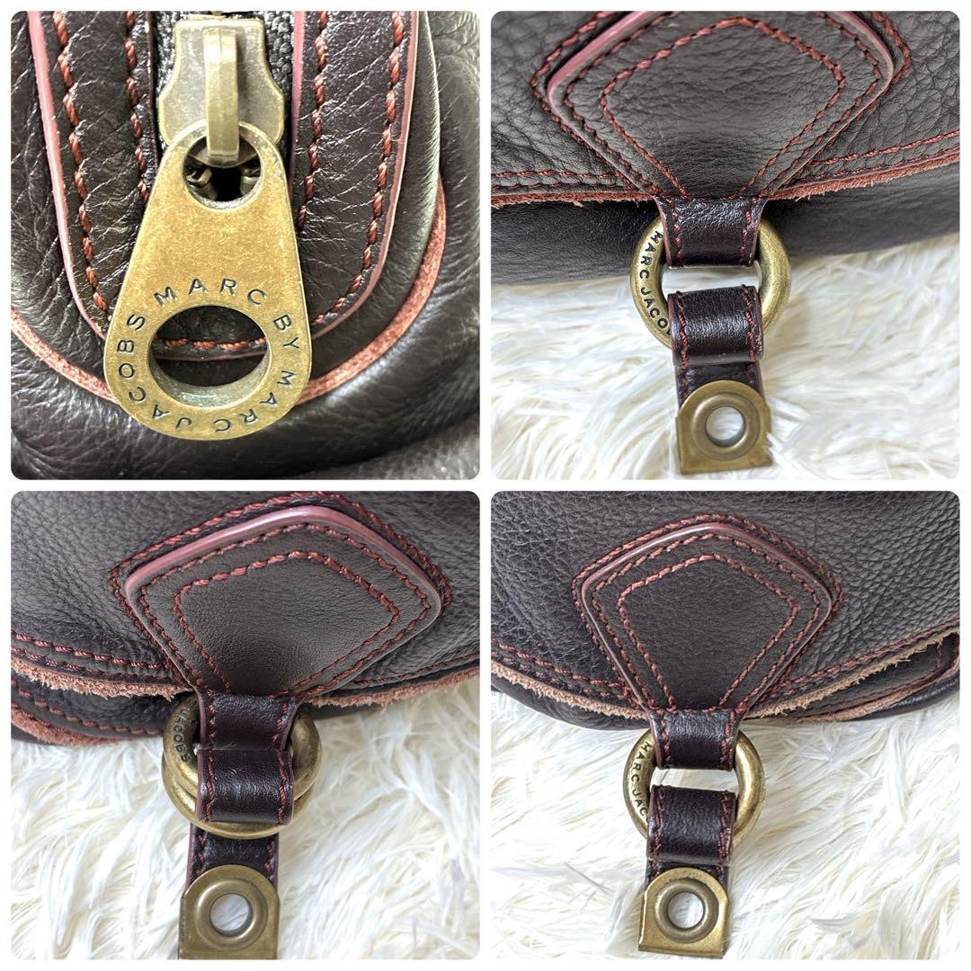 Marc by Marc Jacobs Y2K Archive Leather Shoulder Bag Brown Vintage