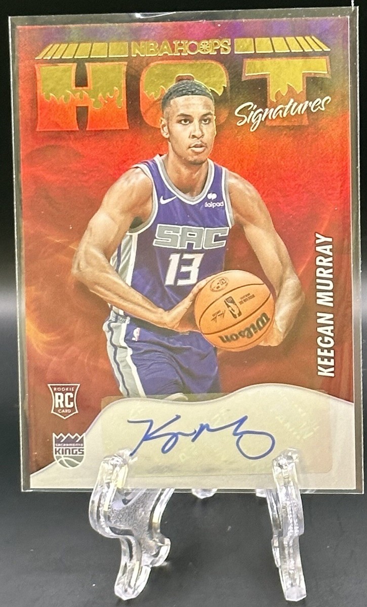 Keegan Murray 2022-23 Panini NBA Hoops Hot Signatures Rookie RC