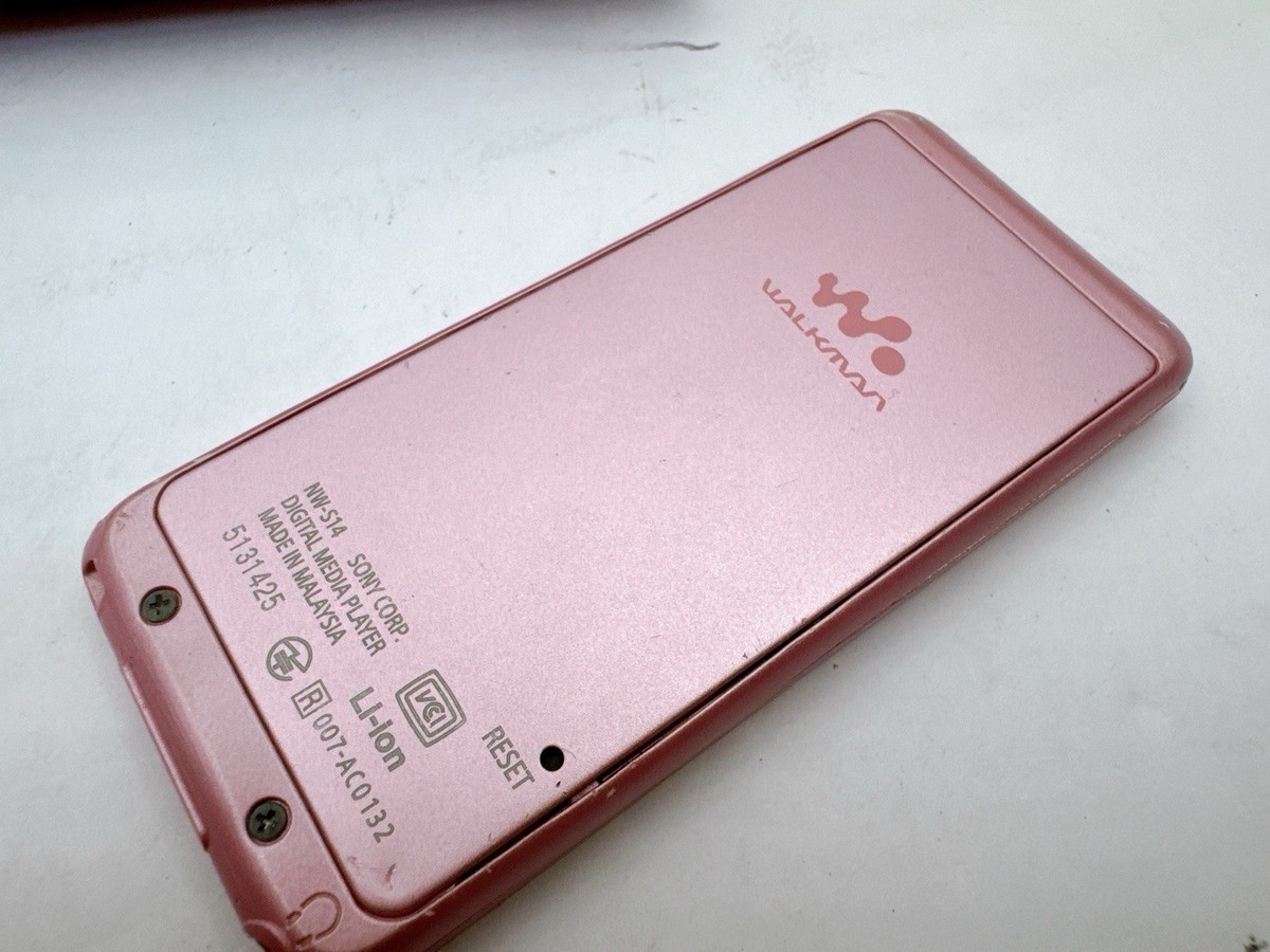 Sony Walkman NW-S14 Pink 8GB MP3 Bluetooth Digital Player w/ Dock