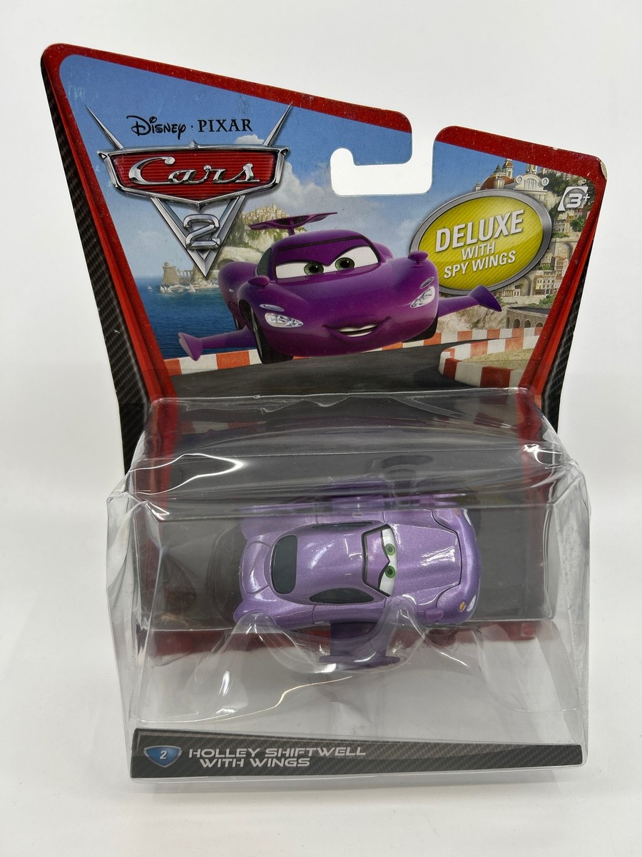 Disney Pixar Cars 2 #2 Holly Shiftwell Deluxe With Spy Wings V2845