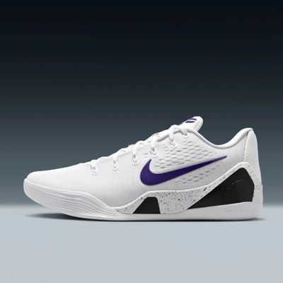 Nike Kobe 9 Elite Low EM Protro White Court Purple Basketball