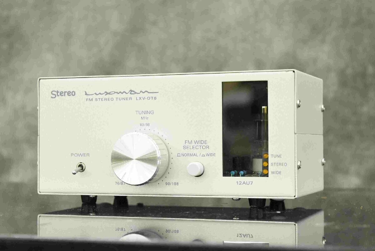 Luxman LXV-OT8 Vacuum Tube FM Stereo Tuner Confirmed Operation