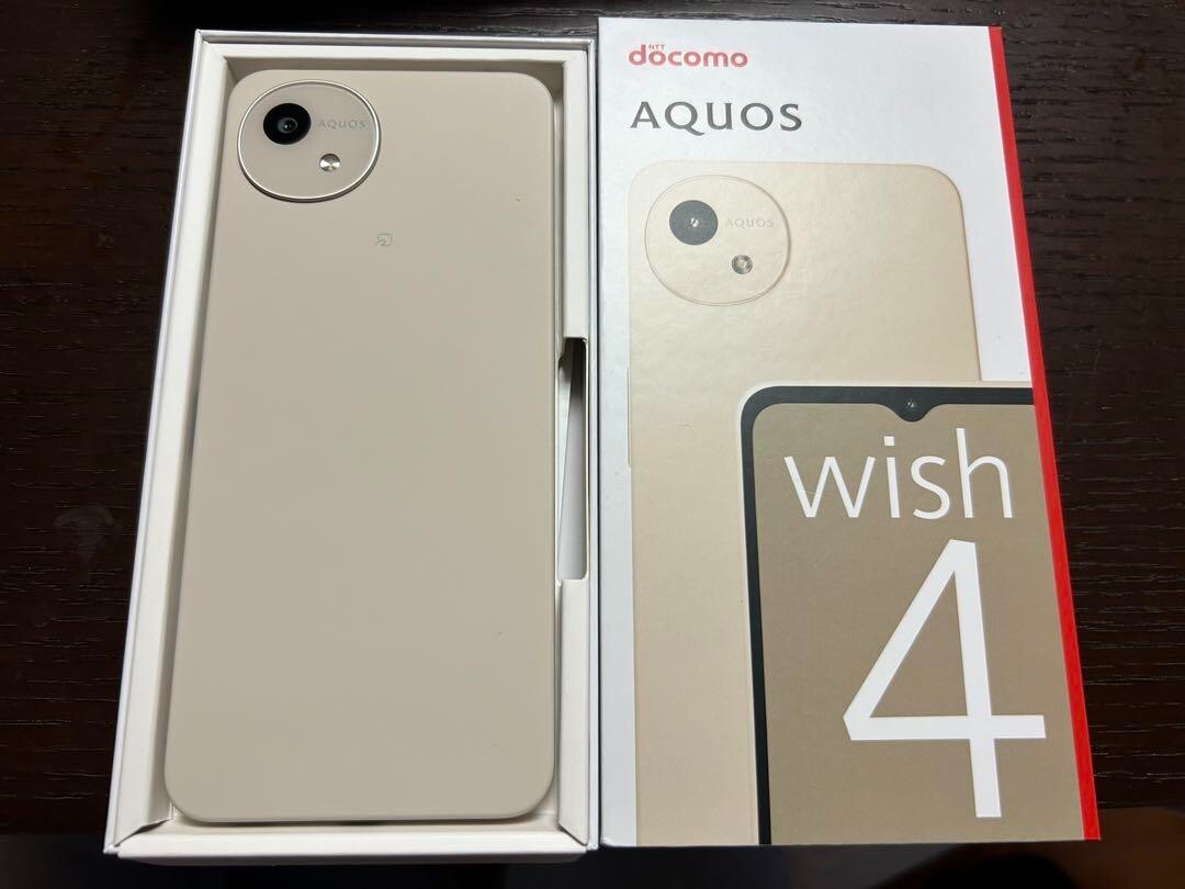 New model, brand new, unused, Docomo AQUOS wish4 SH-52E, white