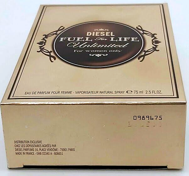 ❤️DIESEL,FUEL FOR LIFE UNLIMITED For Woman only,eau de parfum