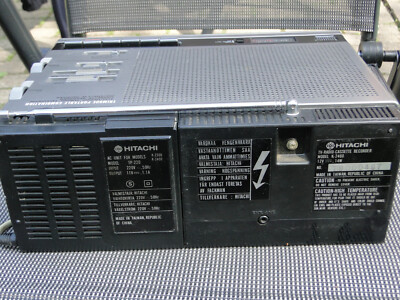 Hitachi Portable Trimode Portable Combination TV Radio Tape | eBay UK