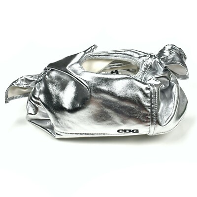 NWT Comme des Garcons CDG Metallic Silver Candy Wrapper Bag Japan