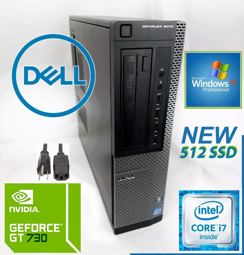 Windows XP Pro 32 Bit Nvidia GAMING PC, Dell 9010 i7-3770, NEW