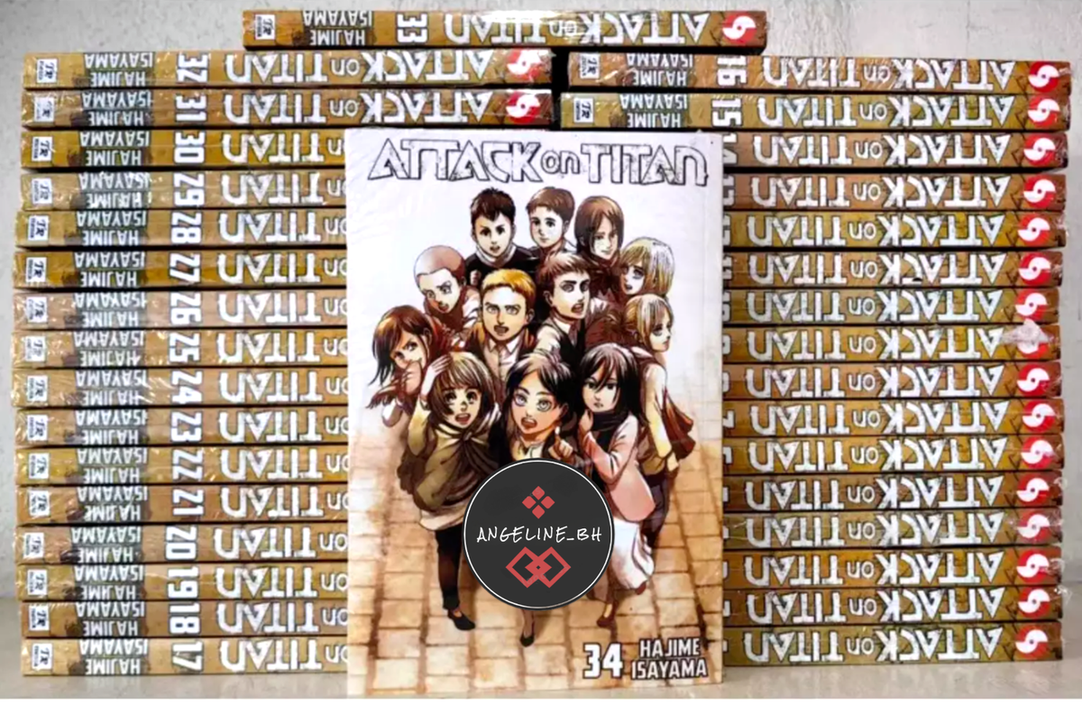 Attack On Titan Manga English Full Set Volume 1-34 (END) By Hajime