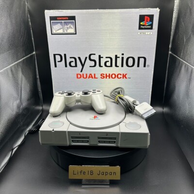Sony Playstation PS1 SCPH-7500 Dual Shock Console Gray - Complete