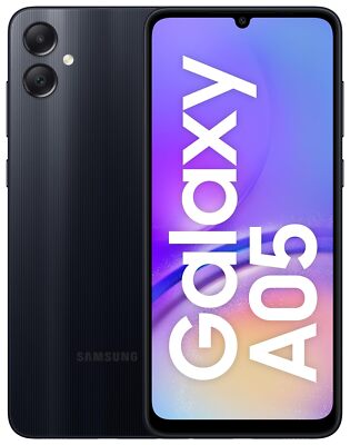 Samsung Galaxy A05 (Black, 4GB, 64GB Storage) | 50 MP Main Camera