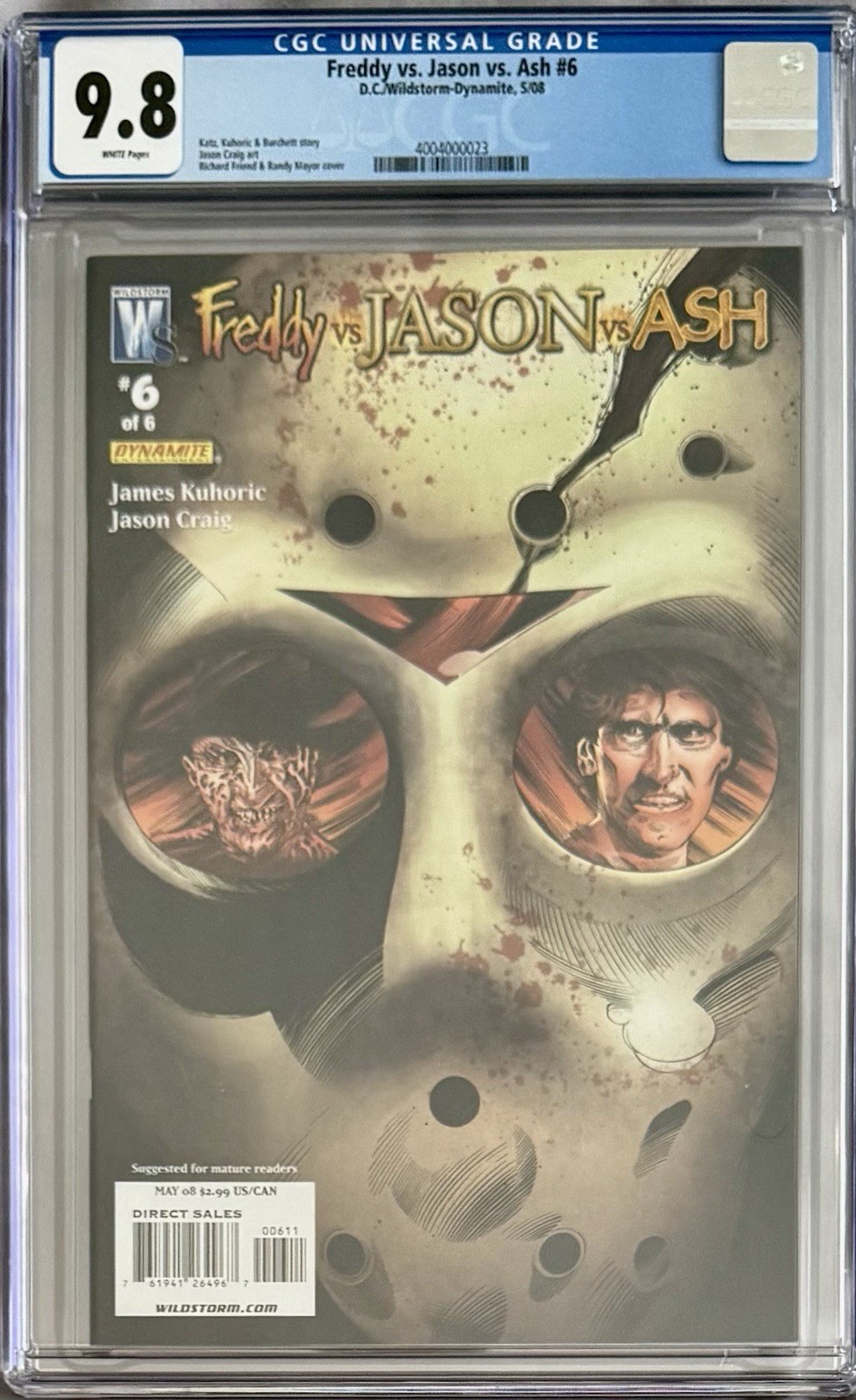 Freddy Vs. Jason Vs. Ash #4 Value - GoCollect