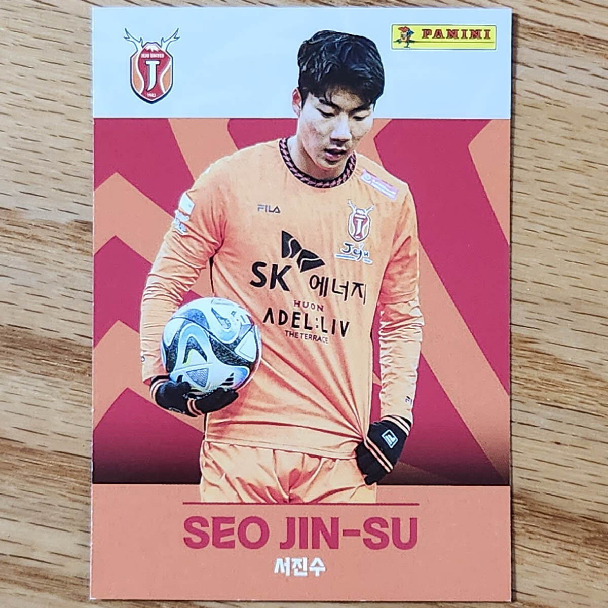 Seo Jin-Su Panini K league 2023 Official Trading Card Collection