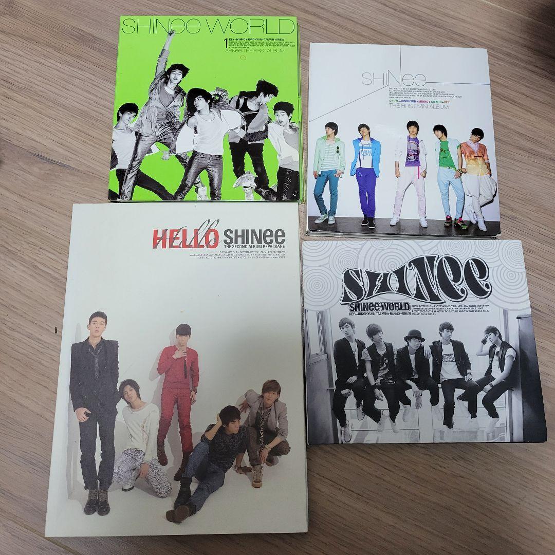 CD SHINee The First Album SHINee Replay World Korea Press 4 set