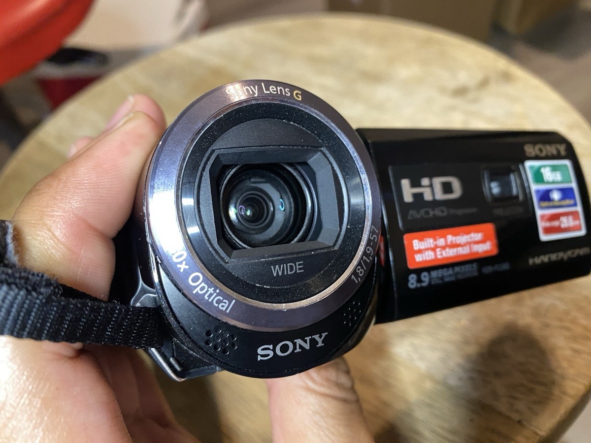 稼働〇 SONY HDR-PJ380E ビデオカメラ フルHD プロジェクター 稼働〇