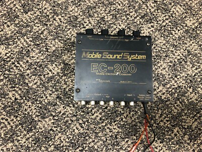 Nakamichi EC-200 & EC-200H Electronic Car Audio Crossover | eBay