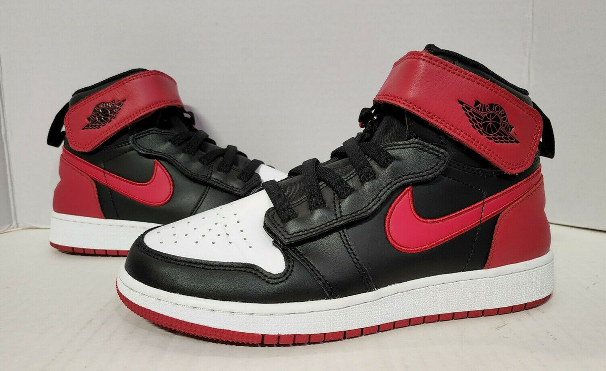 Nike Air Jordan 1 High FlyEase (GS) 'Black Gym Red/ Bred' (CT4897