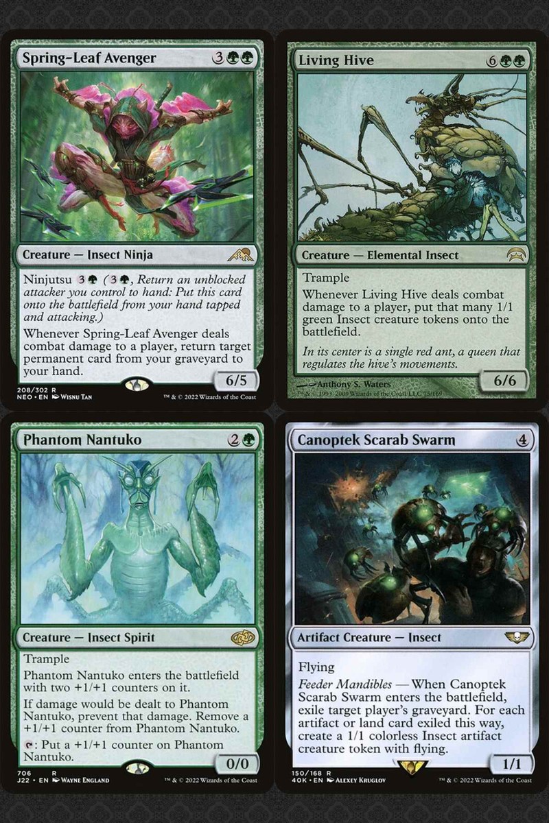 Zask, Skittering Swarmlord Commander Deck Insect Token MTG Magic