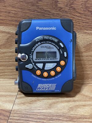 Panasonic Shockwave Radio Cassette Model RQ-SW20 Walkman | eBay