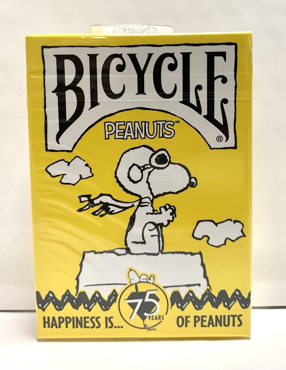 Bicycle Peanuts 75th Anniversary Snoopy Playing Cards / Trump