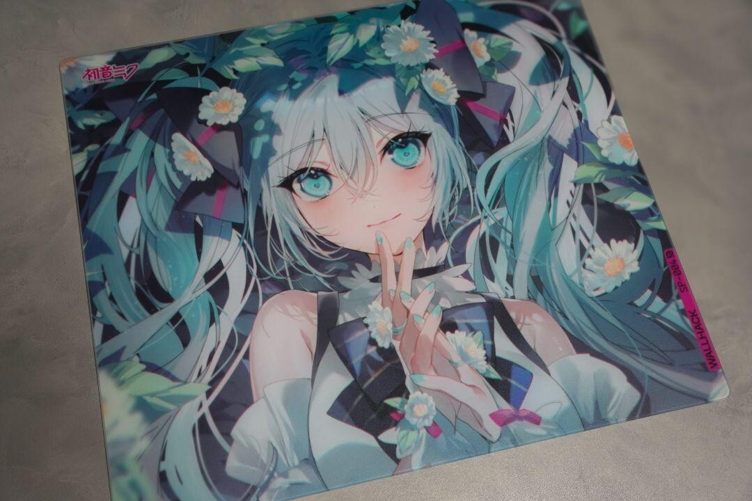 Wallhack SkyPAD SP-004 Hatsune Miku gaming mouse pad Glass Pad