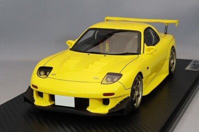 1/18 scale Ignition INITIAL D Mazda RX-7 (FD3S) Yellow IG2868 | eBay