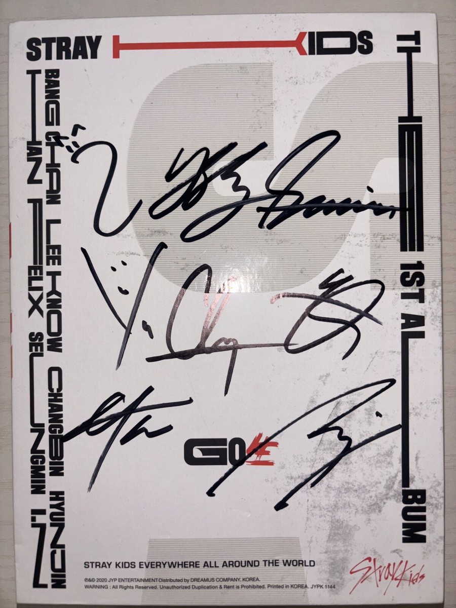 STRAY KIDS [GO LIFE] Autographed Signed Album STRAYKIDS GO生 | eBay