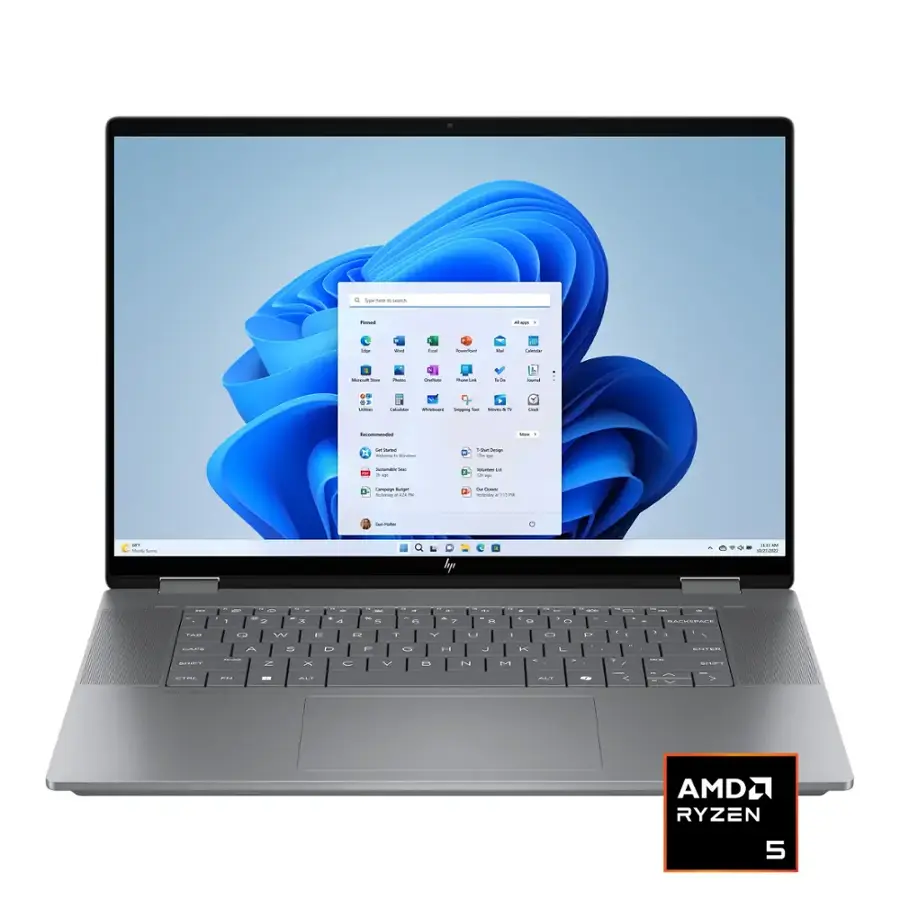 HP OmniBook X Flip 16” 2-in-1 Touch Laptop, AMD Ryzen 5 220, 8GB