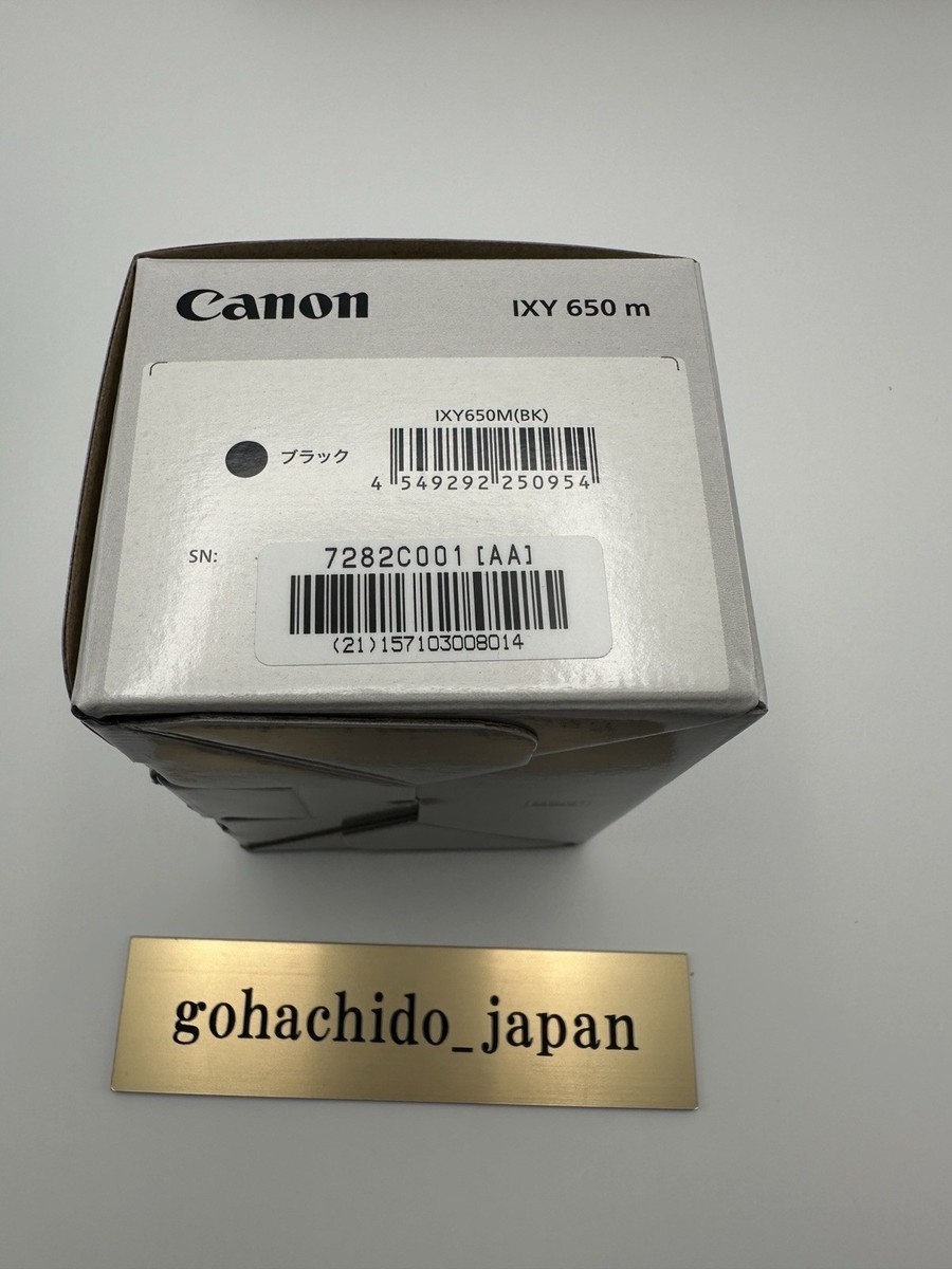 Canon PowerShot IXY 650m Digital Camera Black 20.2MP 12x Zoom Wi