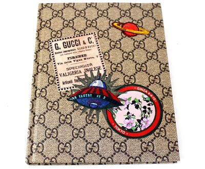 GUCCI GG Brown Stationery Note Book Scratch Book Accessories
