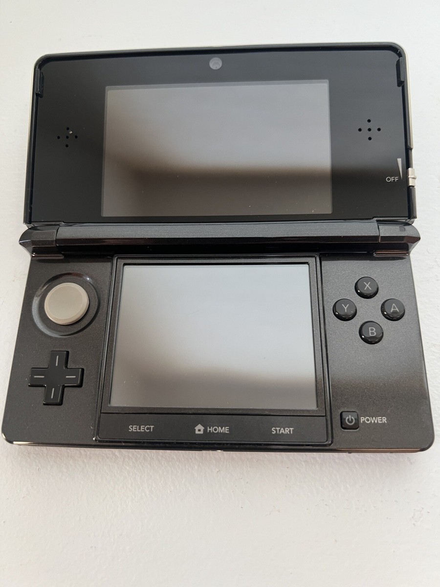 Nintendo 3DS Console -Cosmo Black - Japanese Import - Good