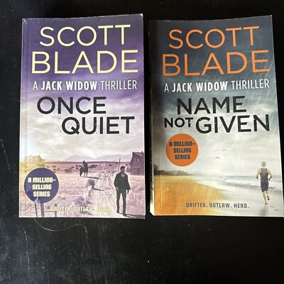 Jack Widow Lot, Books 5 an 6 Scott Blade, Once Quiet, Name Not