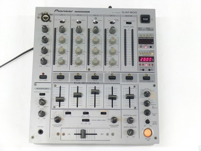 718 美品 pioneer DJM-600 DJミキサー 718 美品 pioneer DJM-600 DJ