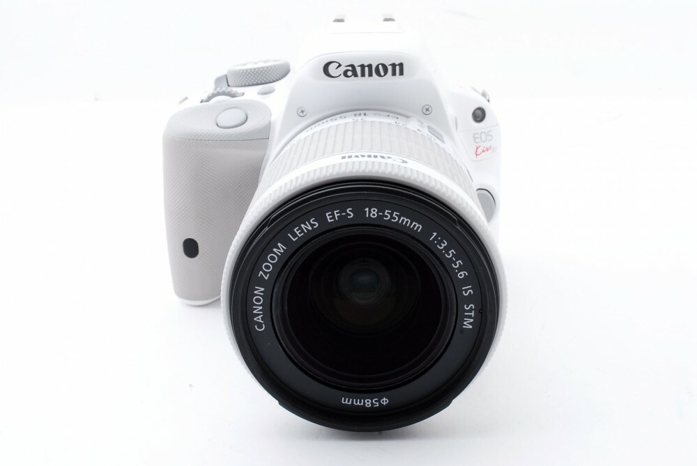 Canon EOS Kiss X7/Rebel SL1/100D 18.0MP 18-55mm White [Exc+++] w