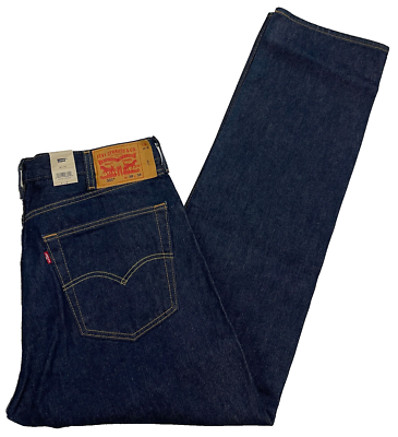 Levis 501 Original Fit Mens Stretch Jeans 38X34 Dark Blue W38L34