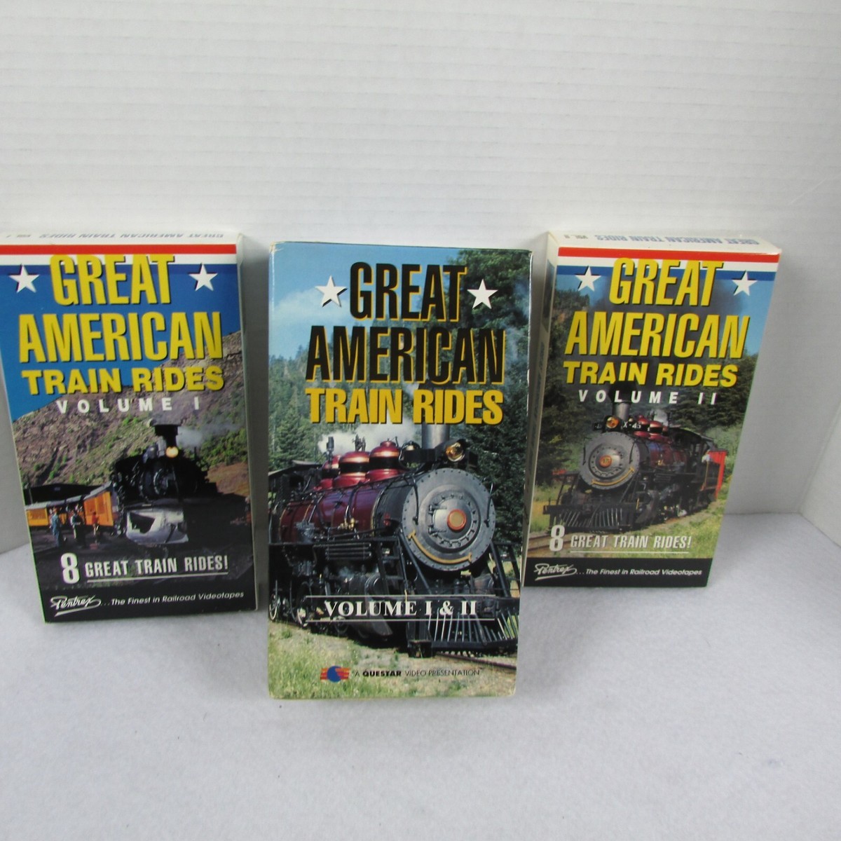 Great American Train Rides VHS Tape 1994 Pentrex Railroad