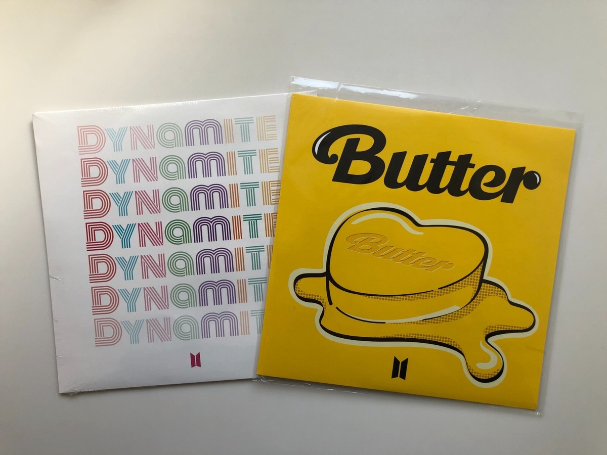 BTS】Official Dynamite & Butter Vinyl 7