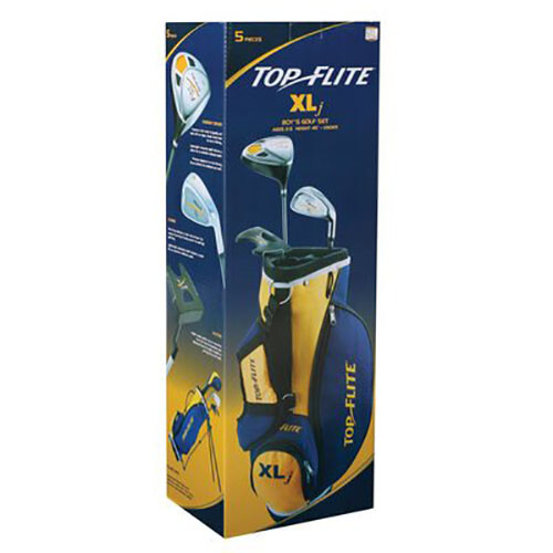 Top Flite XLj Junior 5-pc Golf Club and Bag Set, Right Handed