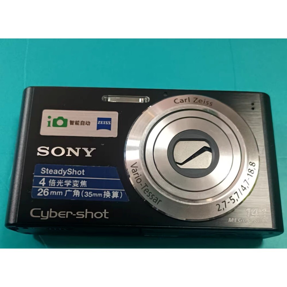 Sony DSC-W320 CCD Vintage Digital Camera 14.1MP Black 85% New Good