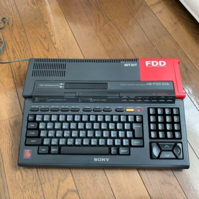 SONY MSX2 HB-F1XD Retro Spiel Computer Energetisierung Kariert