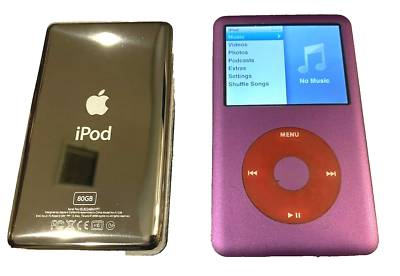 Apple iPod Classic 6th Generation Pink Purple (80 GB) - Excellent