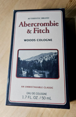 Abercrombie & Fitch A&F WOODS Cologne Spray 1.7 oz for Men New