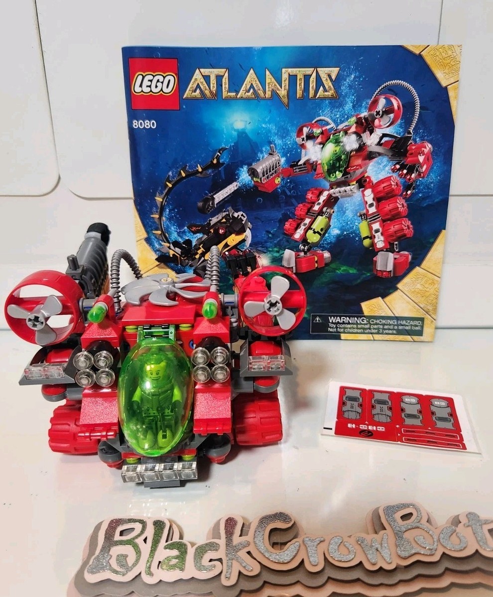 LEGO 8080 ATLANTIS UNDERSEA EXPLORER MECH with BOBBY BUOY