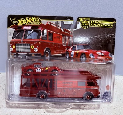Hot Wheels Team Transport Mix H 2025 Ferrari 250 GTO and Fiat 642