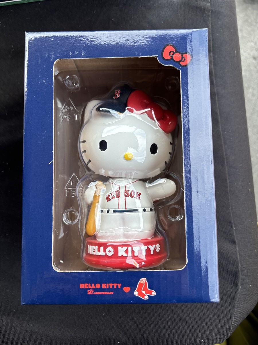 2024 Hello Kitty 50th Anniversary Bobblehead Boston Red Sox SGA