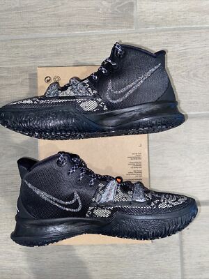 Nike Kyrie 7 Grind CQ9326-007 Black Lime Ice Basketball Shoes