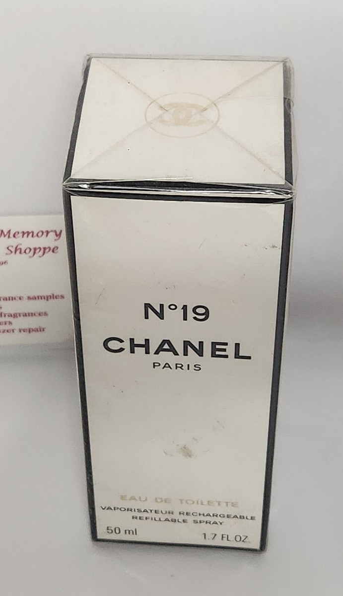 Vintage Chanel No. 19 EDT Refillable Spray ~ 50 ml ~ 1.7 fl oz