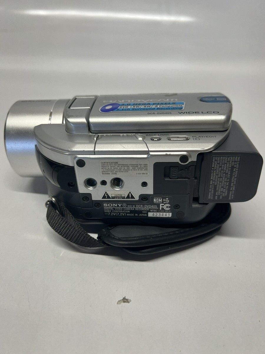 SONY DCR-DVD405 3MP DVD Handycam Camcorder with 10x Optical Zoom