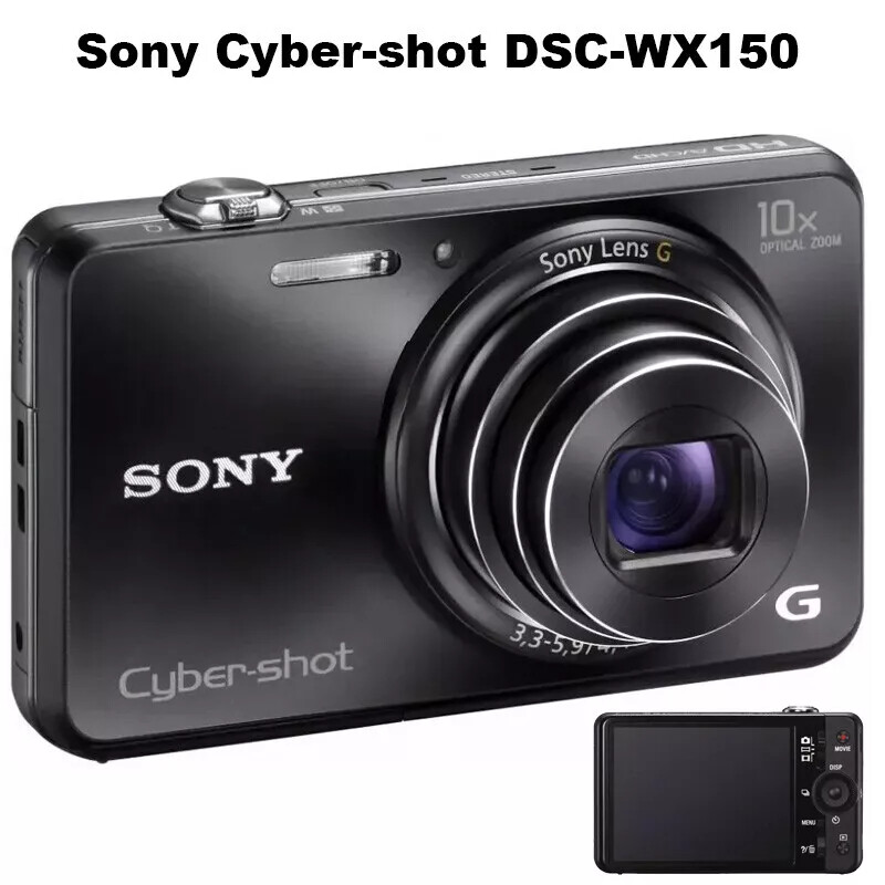 Sony Cyber-shot DSC-WX150 10X Optical Zoom 18.2MP Digital Camera