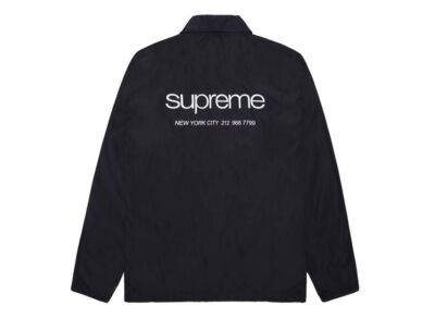 Supreme Nyc Coaches Jacket Black | eBay