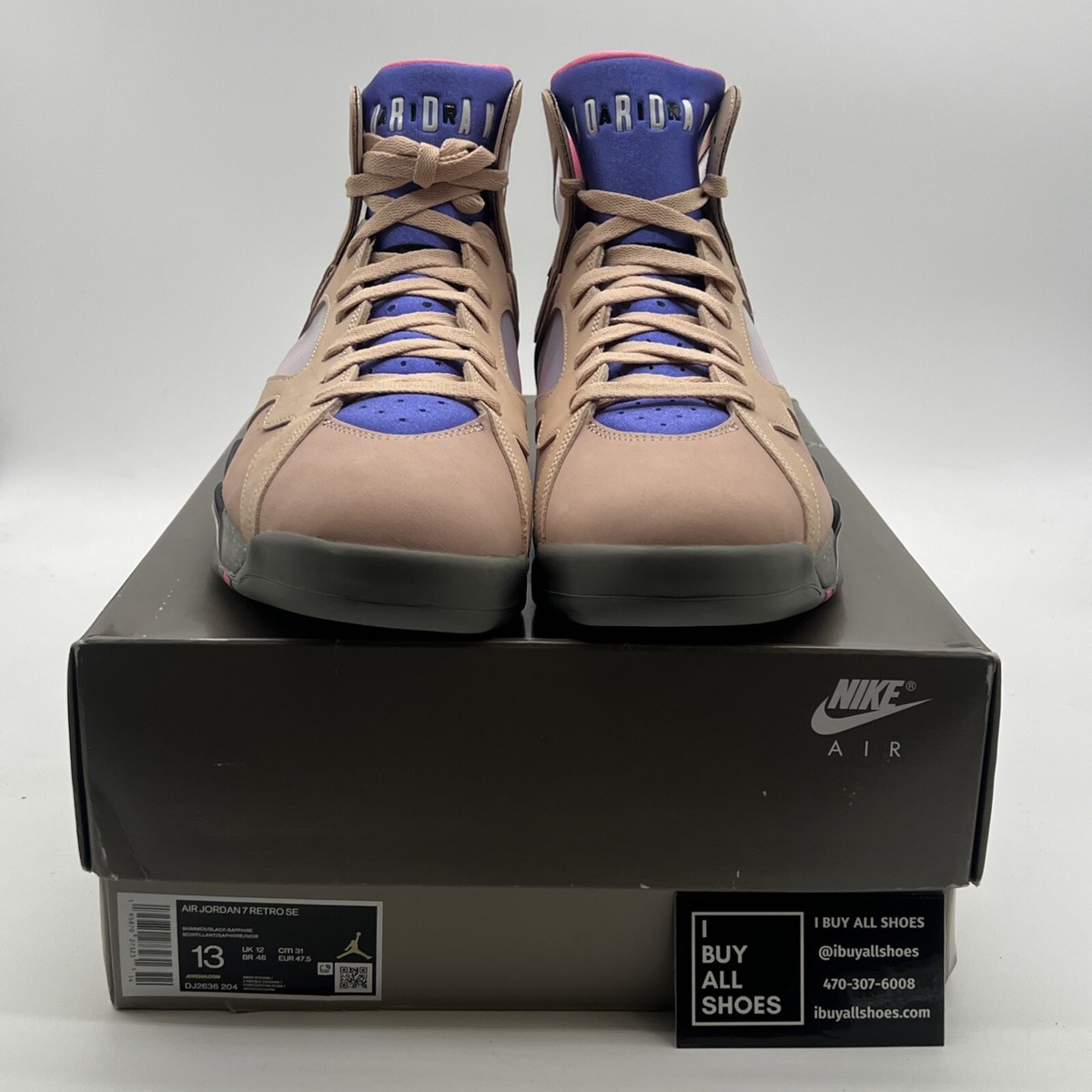 Size 13 - Air Jordan 7 Retro SE Sapphire (DJ2636-204) 195870273231